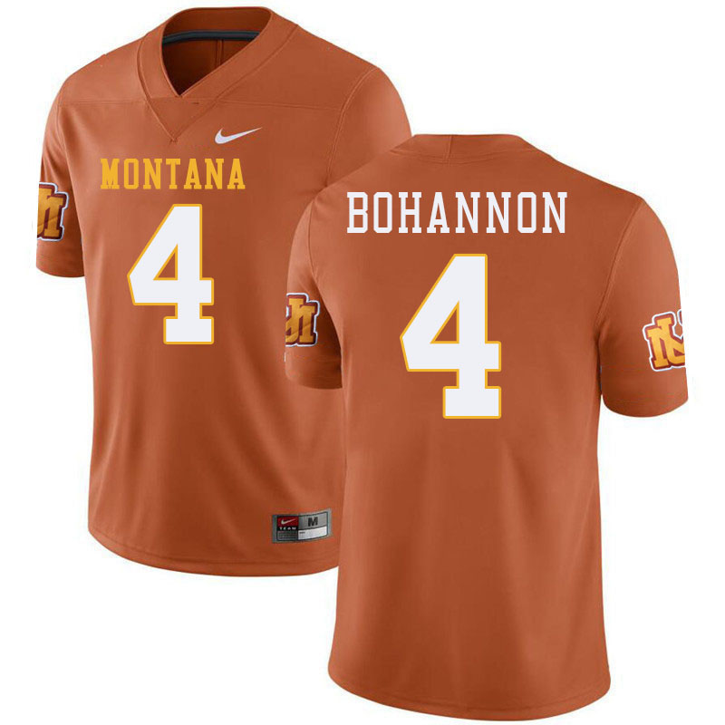Blake Bohannon Montana Jersey,University Of Montana Grizzlies #4 Blake Bohannon Jersey Stitched-Thro